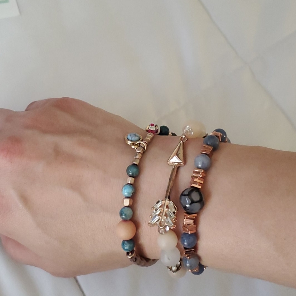 Stacking Bracelets-Genuine Gemstone - image 1